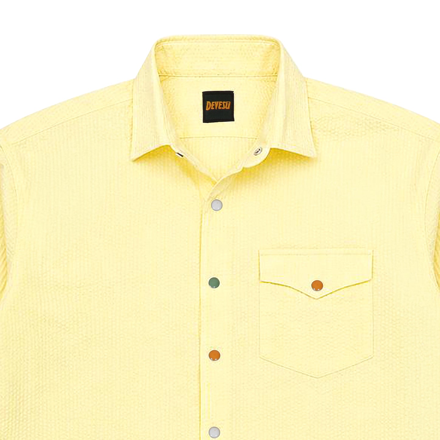 Yellow Seersucker