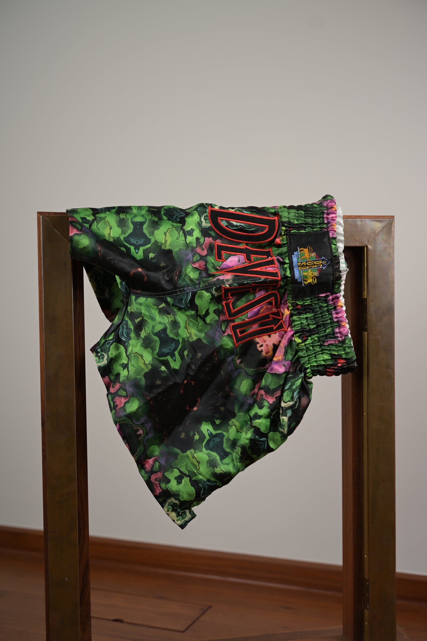 Green Muay thai shorts